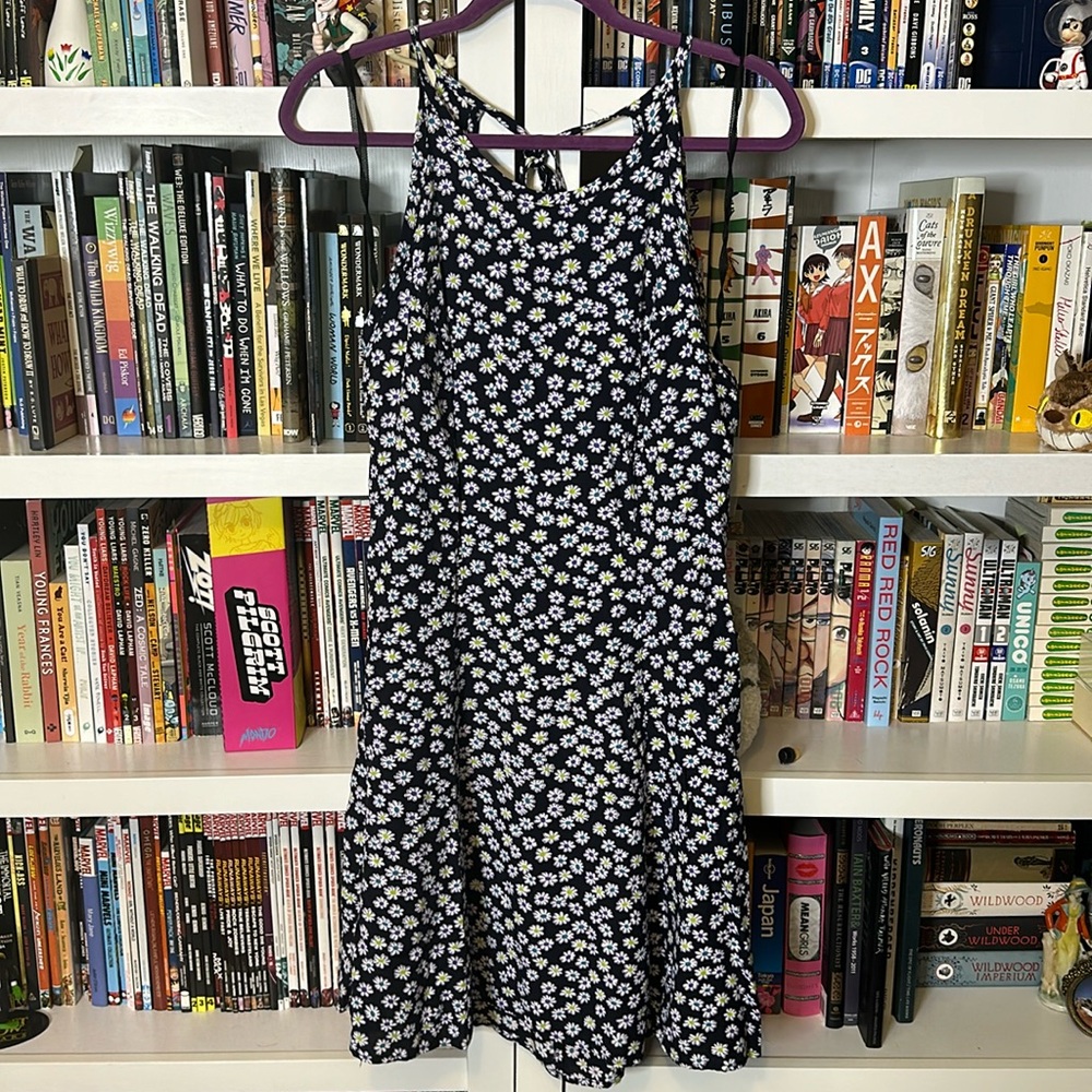 Y2K 90s Flower Daisy Mini Dress